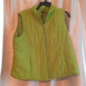 SB Active Bright Green Puffer Vest  *BOGO*